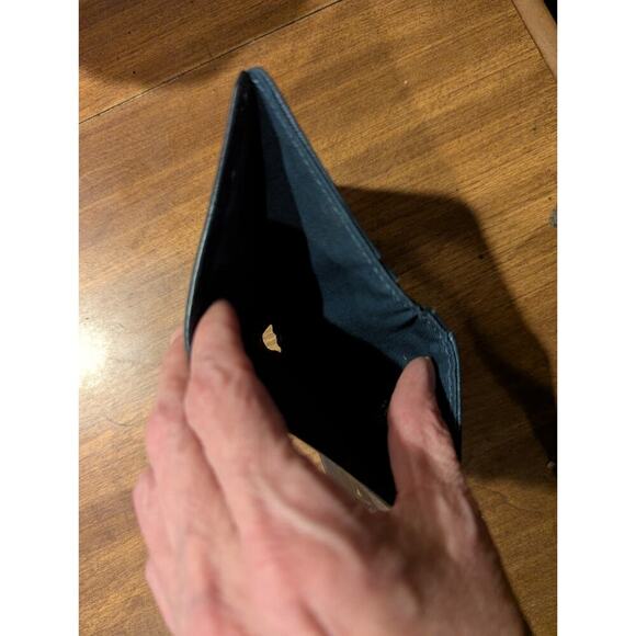 Fossil Wallet Snap Close Zipper Pouch Retro Cute Jean Pocket Size 4x3x1” - Picture 11 of 11